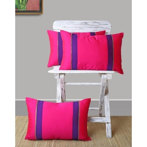 set-of-3-pcs-solid-fuschia-tuffeta-cushion-cover-12x18