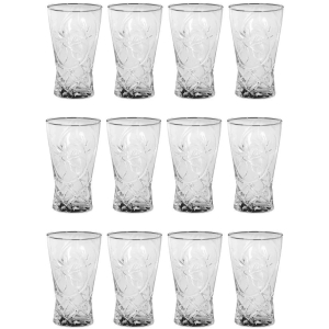 Somil Water/Juice  Glasses Set,  270 ML - (Pack Of 12)