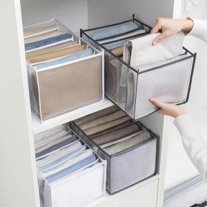 7 Compartment Clothes Organizer-Pack Of 2 (Value Deal)