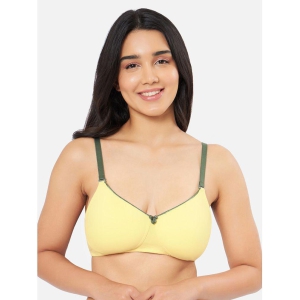 Amante - Yellow Cotton Lightly Padded Women's T-Shirt Bra ( Pack of 1 ) - None