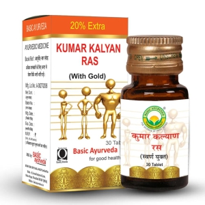 Basic Ayurveda Kumar Kalyan Ras with Gold and Pearl-30 Tablet