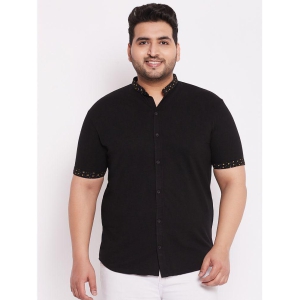 Wild West - Cotton Blend Regular Fit Black Mens Casual Shirt ( Pack of 1 ) - None