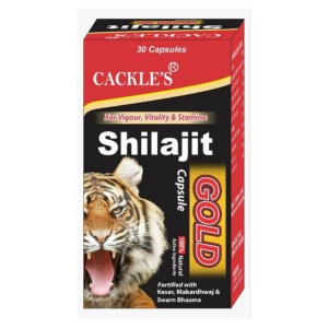 Cackle's Shilajit Gold 100% Herbal Capsule 30 no.s Pack Of 1