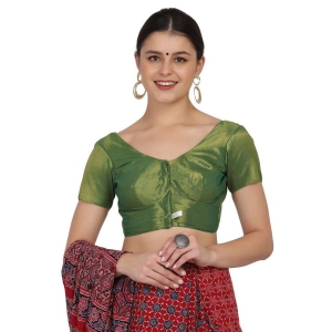 JISB Stitched Tissue Blouse, Green