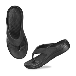 Stanfield Black Mens Thong Flip Flop - None