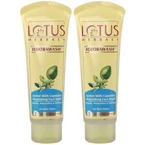 Lotus Herbals Jojaba Face Wash, For All Skin Types, 150ml (Pack of 2)