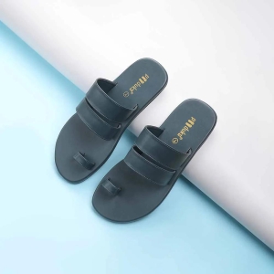 Uri Toe-Ring Vegan Leather Slides Men-12