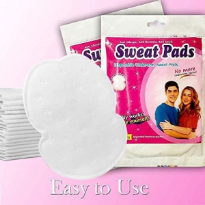 Sweat Clear Breathable and Deodorizing Underarm Sweat Pads (Pack of 20)