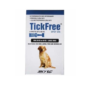 Sky Ec Tick Free Spot on | Dogs 20 - 40 KG |2.68 ML