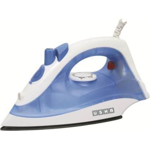 USHA SI 3713 1300 W Steam Iron  (White, Blue)