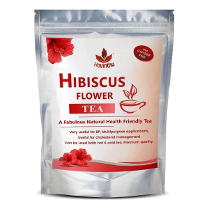 Havintha Natural Hibiscus Flower Tea | Brew Hot or Iced Herbal Tea - Vegan - Totally Caffeine Free - 25 gm | 50 Cups