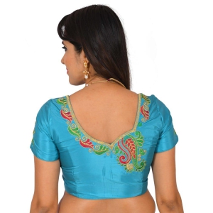 Embroidery Blouse Blue