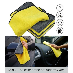 HOMETALES Multicolor 600 GSM Microfiber Car & Bike Cleaning Cloth For Automobile Car accessories ( Pack of 5 ) 40x40 cms