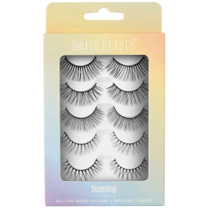 Swiss Beauty 3D-Lashes - (Stunning Set of 5)