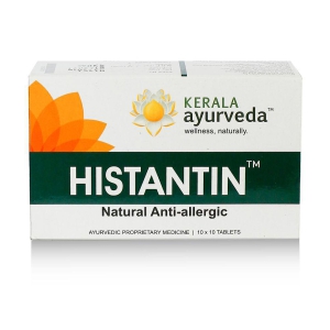 Kerala Ayurveda Histantin 100 Tablets,Non-Drowsy Ayurvedic Pills For Relief From Allergies, With Amla, Turmeric and Guduchi