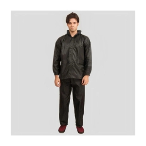 AKTIF Black Polyester Mens Rain Suit ( Pack of 1 ) - 3XL