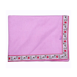 Gahoifab Cotton Double Bedsheet ( 230 cm x 150 cm ) - Pink