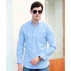 Solid Comfy Men's All-match Long Sleeve Lapel Shirt With Zipper-XXL