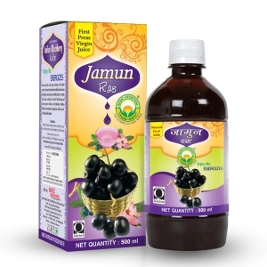 Basic Ayurveda Jamun Ras (Indian Black Berry)  | Keep Skin Fresh | Good for Eye & Skin Health | Regulate Blood Sugar Level | Keeps Teeth and Gums Healthy | Natural Blood Purifier.-500 Ml