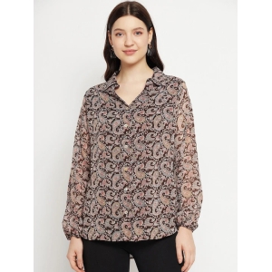 Paisley Printed Smart Opaque Georgette Casual Shirt