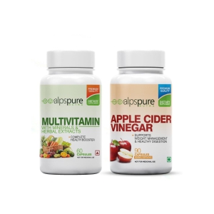 Non Veg Multivitamin 60 Capsules With apple Cider Vinegar 90 Capsules-Combo Offer