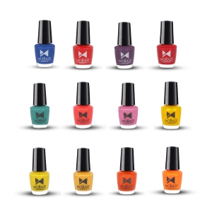 Mini Nail Polish  Pack of 12-hydro-net-phoenix-water-laggon-summer-youmake-bratty-sun-snappy-ibiza-chitty