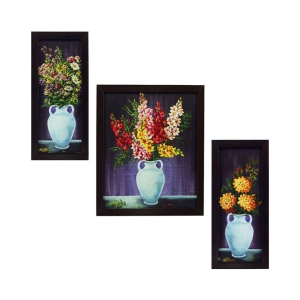 Indianara - Floral Painting With Frame