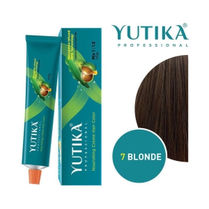 yutika Professional Creme Permanent Hair Color Blonde 7.0 100 g