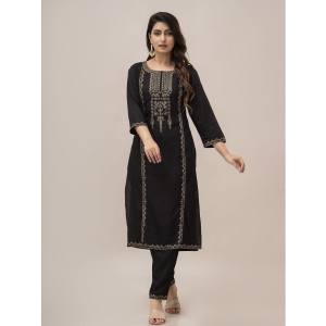 frionkandy-rayon-embellished-kurti-with-salwar-womens-stitched-salwar-suit-black-pack-of-1-none