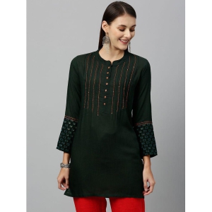 kipek-green-rayon-womens-straight-kurti-pack-of-1-none