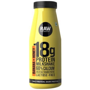 Raw Pressery Protein Milkshake - Banana Honey, 200 ml 