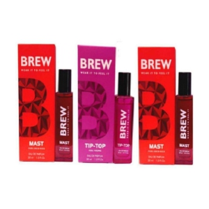 Brew - 1 TIP TOP 2 MAST PERFUME 30 ML EACH , PACK OF 3 . Eau De Parfum (EDP) For Unisex 90 ( Pack of 3 )