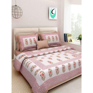 UniqChoice Double Cotton Printed Bed Sheet