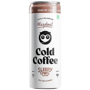 SLEEPY OWL CLDCFCAN HAZELNUT