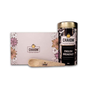 Chaiom Tea Fiesta Digestive Tea With A Wooden Spoon