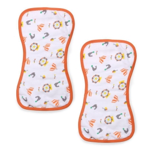 My Milestones Orange Cotton Towel cum blanket ( 10 cm Ã? 10 cm 1 pcs )