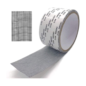 Window Screen Repair Kit Tape,Strong Adhesive & Waterproof Fiberglass Covering M - Light Grey Single Sided Others ( Pack of 1 )