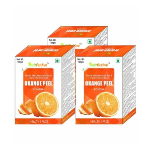 NutrActive Orange Peel Powder 100 gm Pack of 3