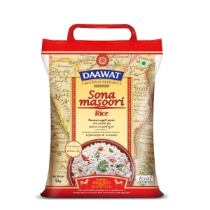 Daawat Sona Masoori Raw Rice 5 Kgs