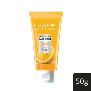 Himalaya Lakme Blush  Glow Refreshing Lemon Face Wash With Vitamin C Serum 50G