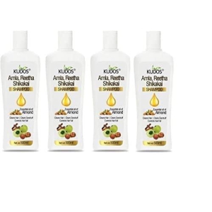 Kudos Amla Reetha Shikakai Shampoo | 500 ML | Pack of 4