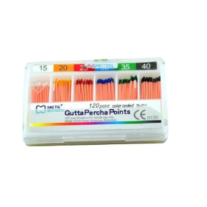 Meta gutta percha points special tapered 2%-Meta Gutta Percha Points #40 ( pack of 20 price - 190 per pk )