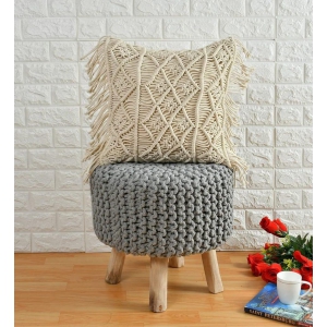 Macrame Cushion Cover | Design 1 | 12x12 | Pack of 1