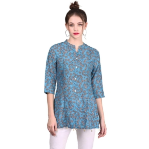 SHOPPING QUEEN Womens Polycotton A line Short Kurti