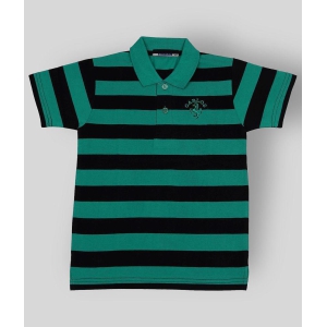 NEUVIN - Dark Green Cotton Boys Polo T-Shirt ( Pack of 1 ) - None