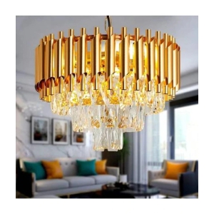 Somil Metal Hanging Chandeliers Pendant Gold - Pack of 1