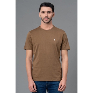 RedTape Brown Casual T-Shirt for Men | Half Sleeves Cotton T-Shirt | Graphic Print Cotton T-Shirt