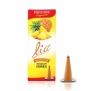 LIA PINEAPPLE TWIRL FRAGRANT CONES 12N