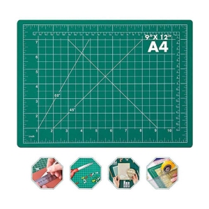 SHB A4 mat 12 x 18  double side printed with inch grids and different angles which will greatly help the cutting mat