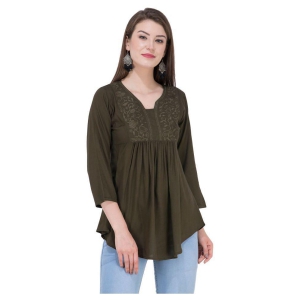 saakaa-green-rayon-womens-a-line-top-pack-of-1-xs